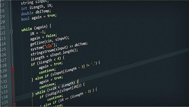 C++ code example showcasing the structure of a basic program.